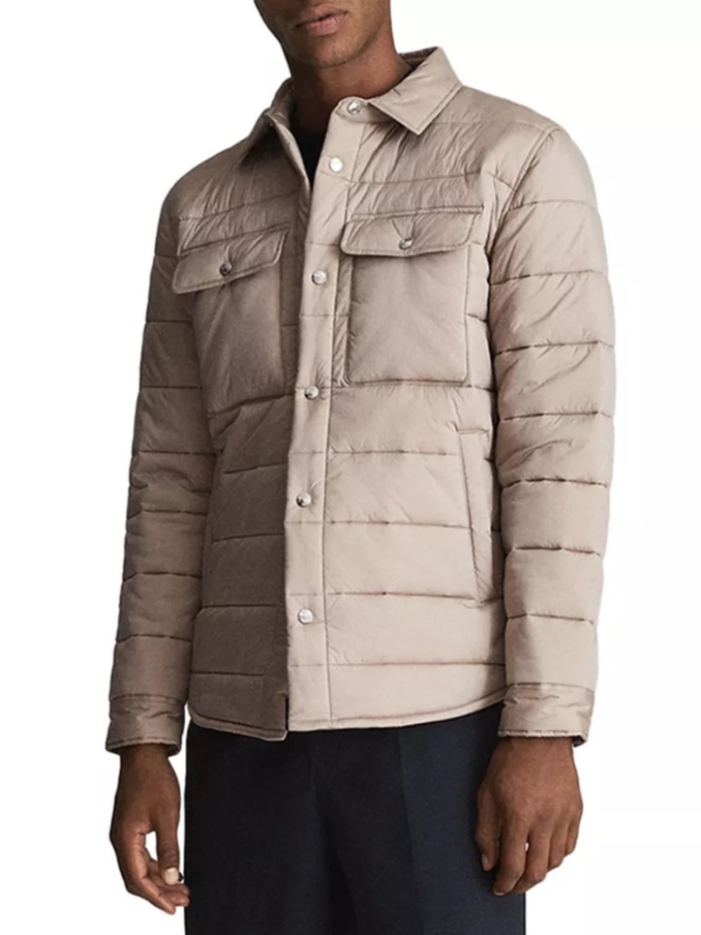 REISS Chasey Quilted Lightweight Jacket